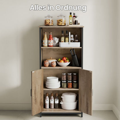 2-vaks boekenkast met verstelbare planken – multifunctionele opbergkast|verstelbare planken voor woonkamer & kantoor|