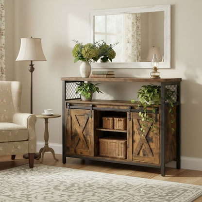 Multifunctionele Opbergkast voor Woonkamer en Kantoor|Dressoir Opbergkast – Moderne Houten Kast voor Eetkamer|Ruimtebesparend Meubel