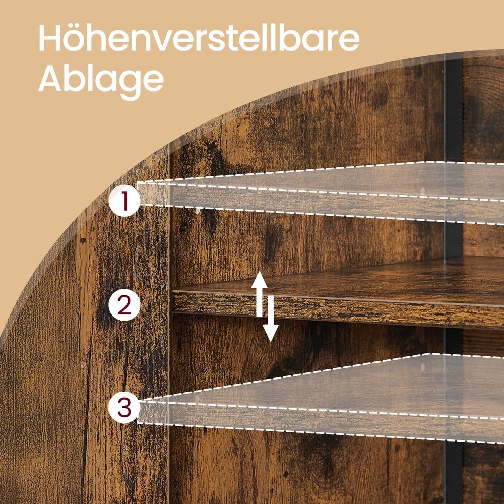 2-Compartiment Boekenkast met Verstelbare Planken – Boekenrek en Opbergkast|Open Opbergkast voor Woonkamer & Kantoor