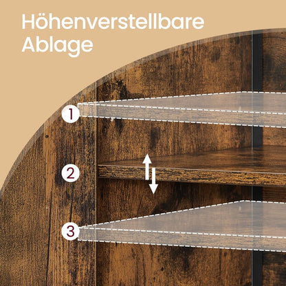 2-Compartiment Boekenkast met Verstelbare Planken – Boekenrek en Opbergkast|Open Opbergkast voor Woonkamer & Kantoor