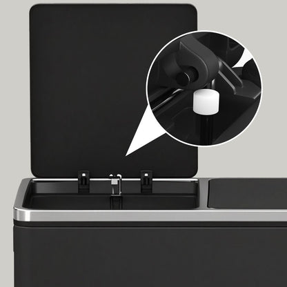 Signature Home Afvalbak 60L (2×30L) – Vuilnisbak met 2 Compartimenten – Afvalscheiding