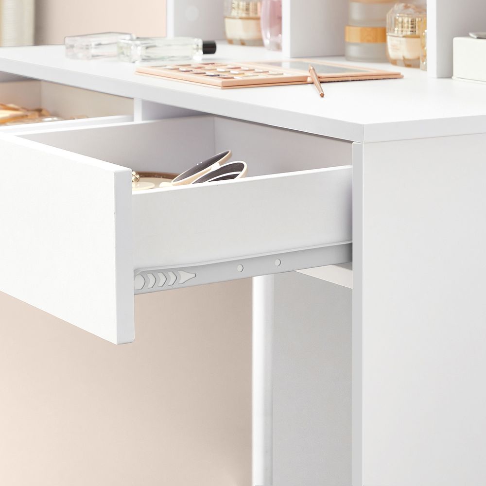 Paris Moderne Kaptafel met Spiegel en Ingebouwde Verlichting