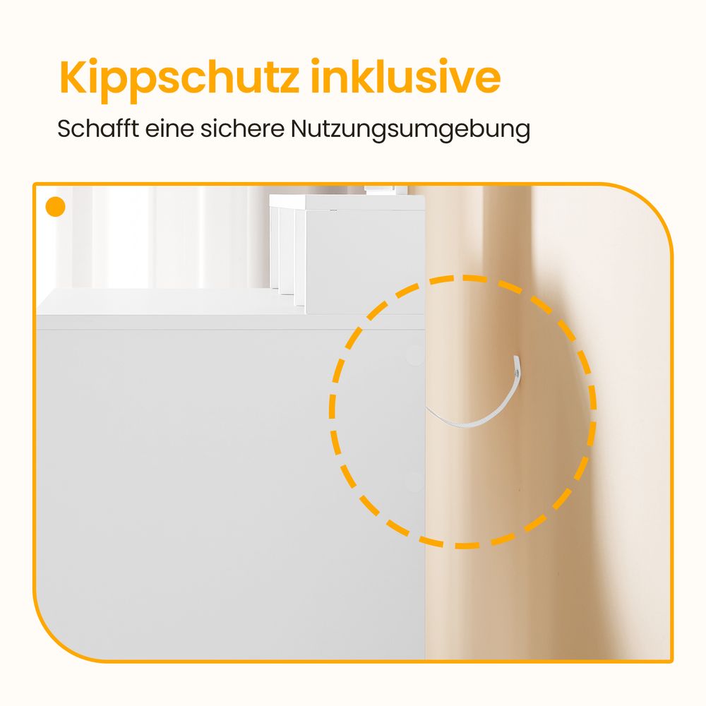 Marino Makeup tafel - Kaptafel met Grote Spiegel en Twee Lades – Beautytafel voor Slaapkamer