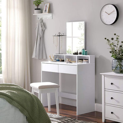 Venice Makeup  tafel met Grote Rechthoekige Spiegel