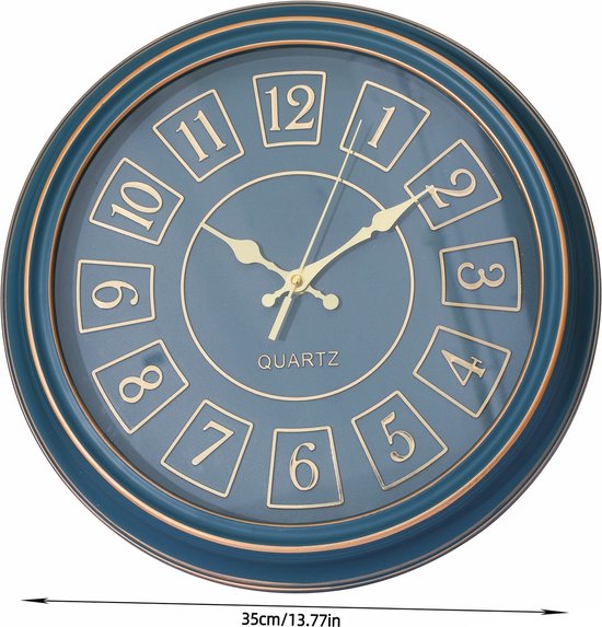 Klassiek Wandklok Quartz traditioneel ontwerp - wandklok met duidelijke