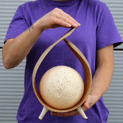 Houten Boho Tafellamp – Sfeervolle Designlamp