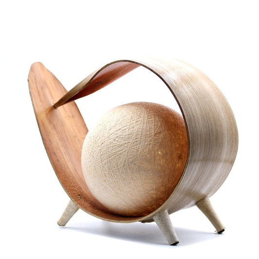Houten Boho Tafellamp – Sfeervolle Designlamp