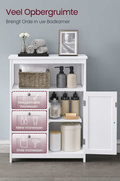 Moderne Badkamerkast met 3 Lades 30x60x80 cm – Ruim en Praktisch Badkamermeubel