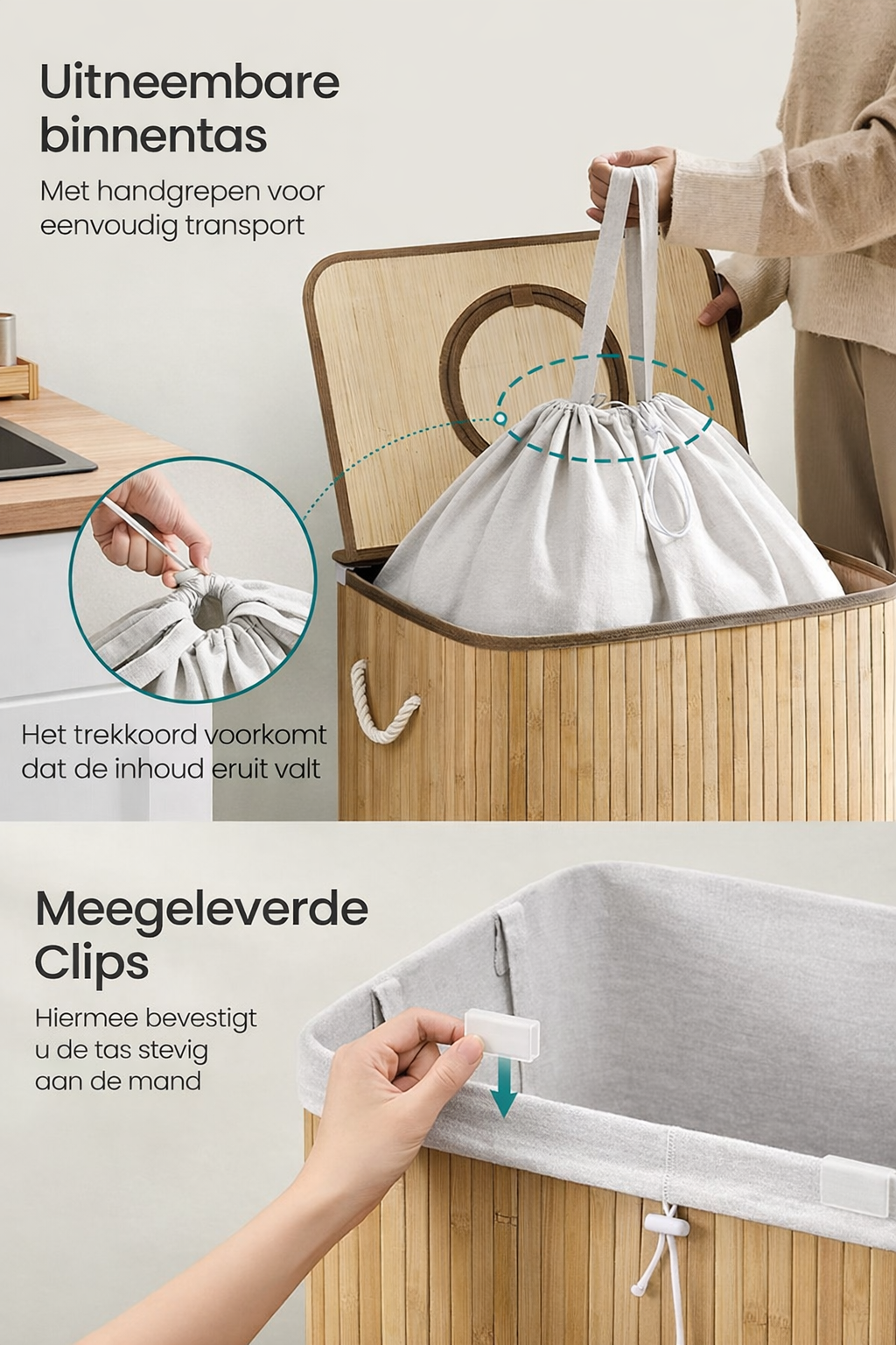Signature Home Statiegeldfles Verzamelcontainer 120L – Met Inwerpopening en Afsluitdeksel