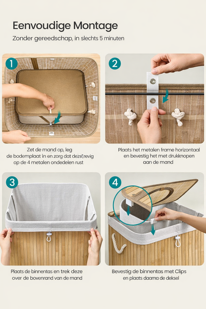 Signature Home Statiegeldfles Verzamelcontainer 120L – Met Inwerpopening en Afsluitdeksel