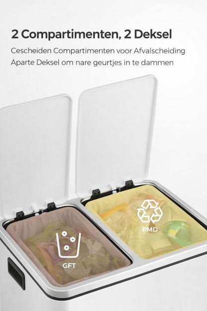 Signature Home Straatafvalbak voor Buiten – Duurzame Afvalbak voor Openbare Ruimte