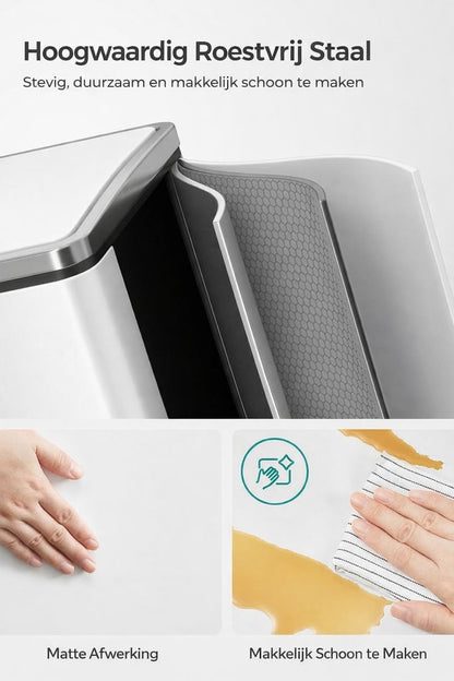 Signature Home Straatafvalbak voor Buiten – Duurzame Afvalbak voor Openbare Ruimte