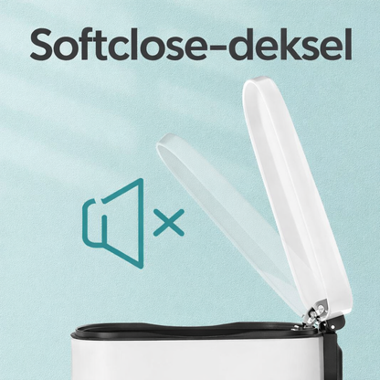 Signature Home Prullenbak 50 Liter met Deksel – Grote Afvalbak voor Keuken en Thuisgebruik