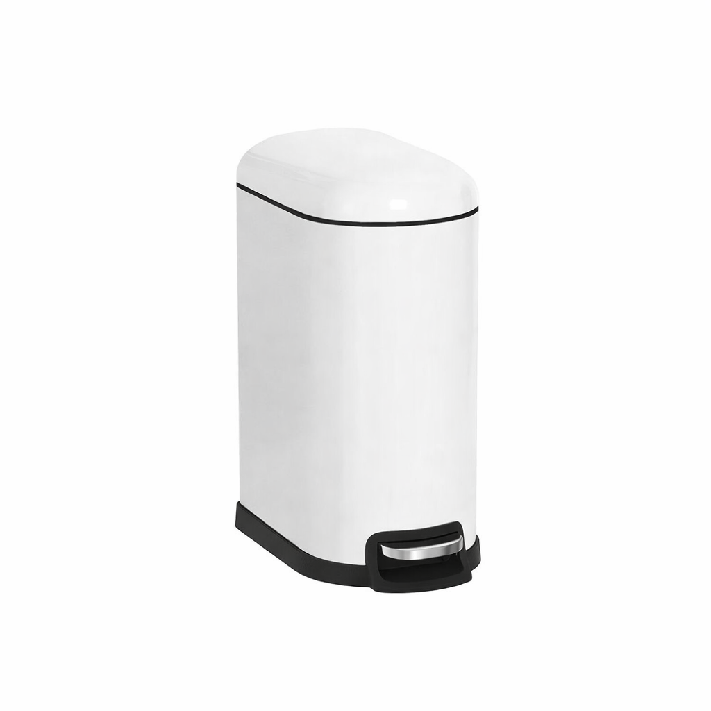Signature Home Cosmetische Afvalbak van Staal – Compact Prullenbakje met Deksel